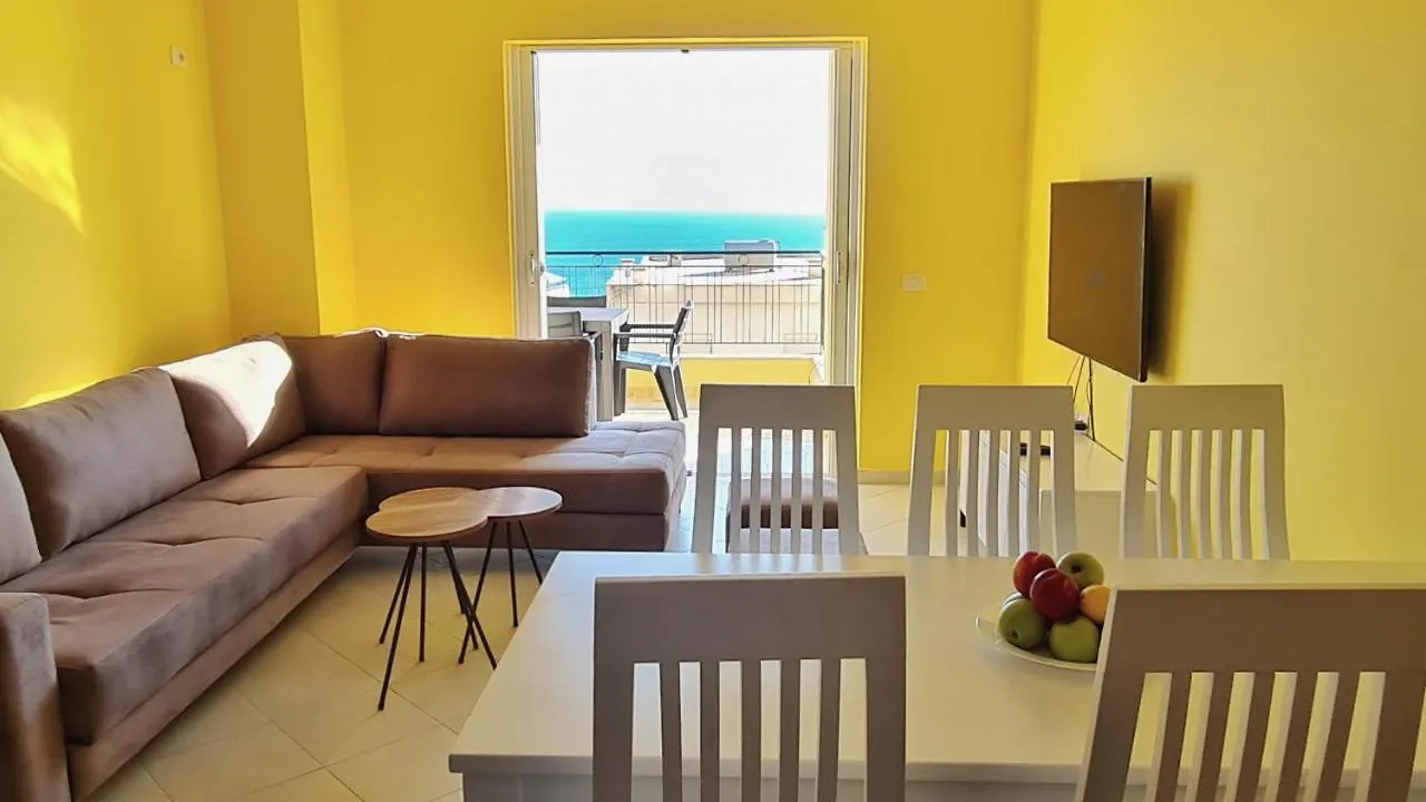 Colorful Sea View Apartment Saranda
