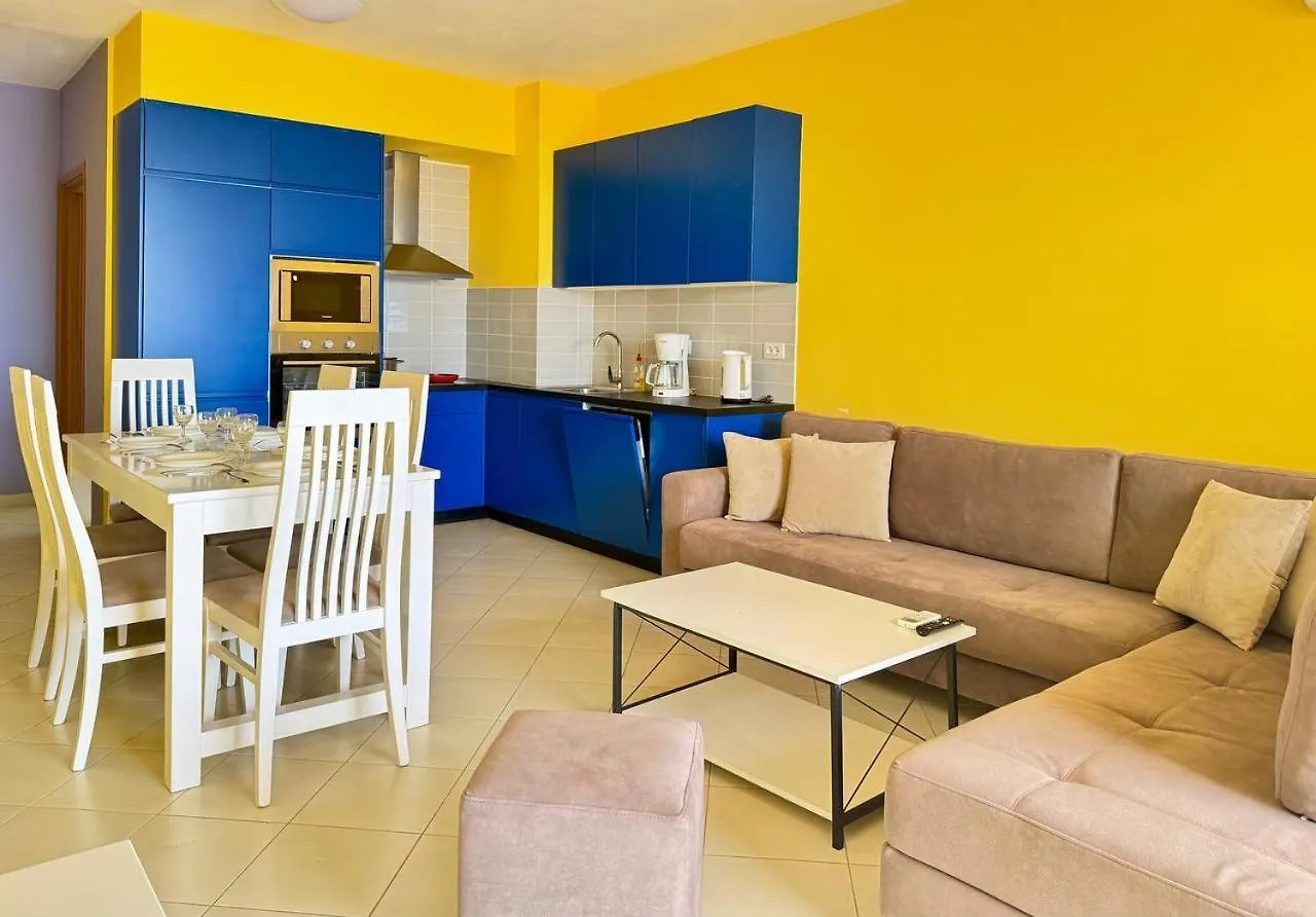 Colorful sea view apartment Sarandë